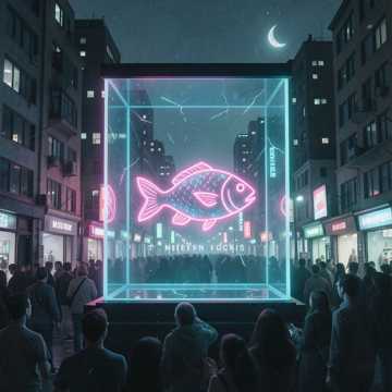 霓虹鱼缸