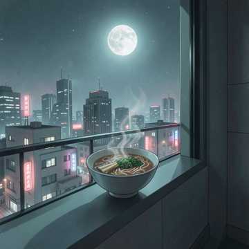 泡面与月光