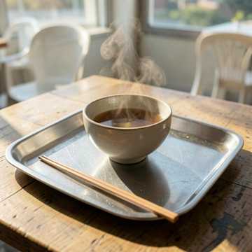 食堂那张桌