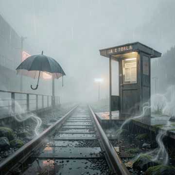 旧站台的雨