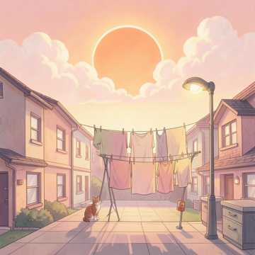 橘子落日