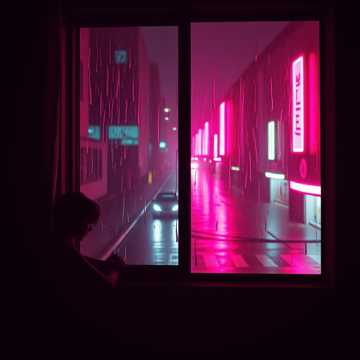 雨滴敲打失眠的窗
