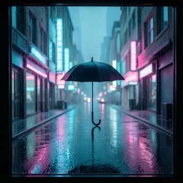 雨滴叩问窗台