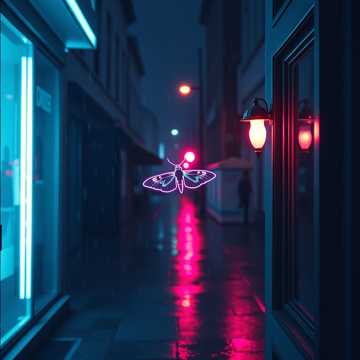 灯蛾醉雨