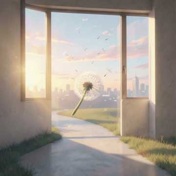 启程的蒲公英