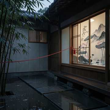 在画