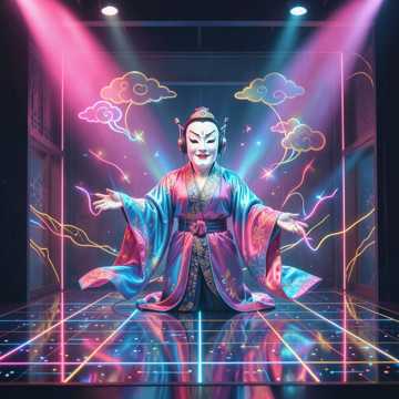 戏台蹦迪 彩云飞了