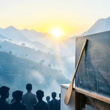 泥洋小学的扁担