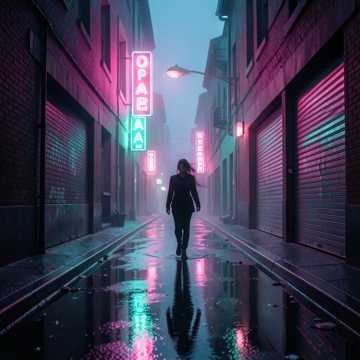 霓虹空巷