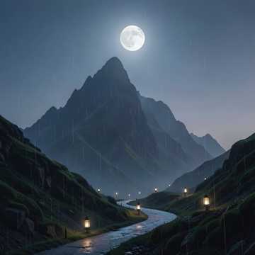 背影里的山