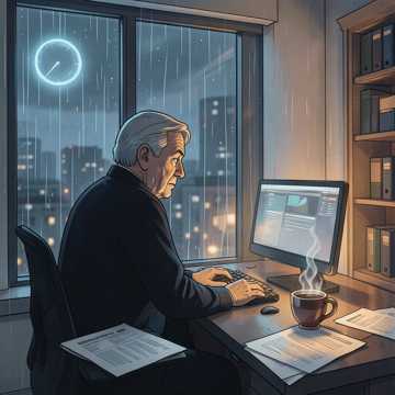 中年人的深夜雨