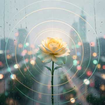 年轮周长上的花