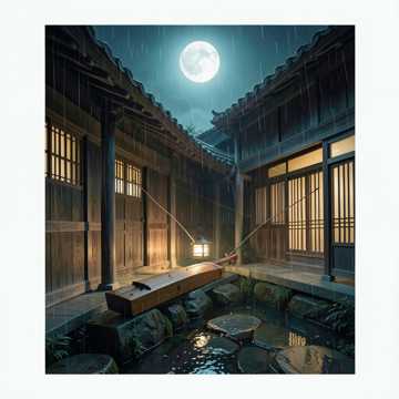 月下归人
