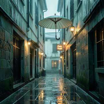偷得雨巷半日闲