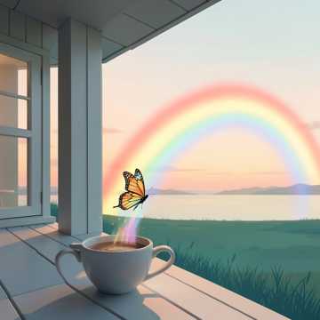 Title: Butterflies

[Verse 1]
I had a front porch, a quiet mind
Coffee black, no sugar, I was fine