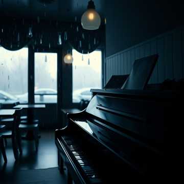 旧梦钢琴雨