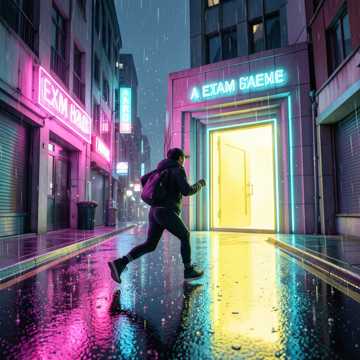 雨考场奔跑