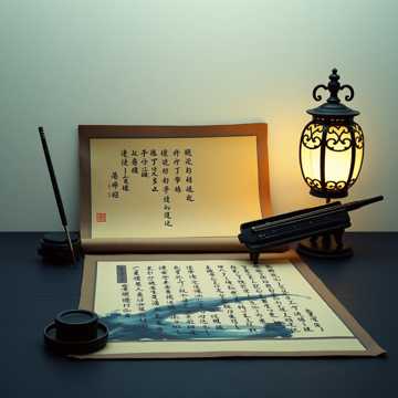 月光洇墨