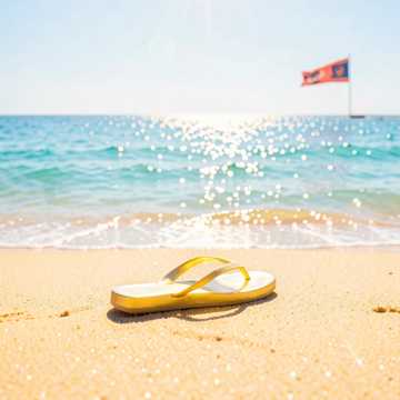 Golden Flip-Flop Bea