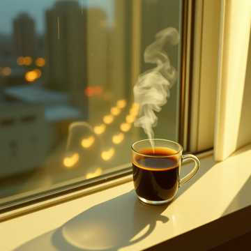 半杯侧脸