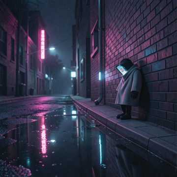 深夜街头