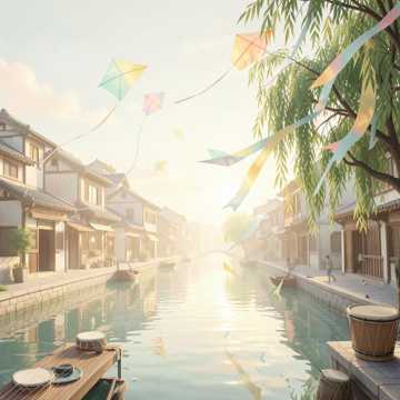 东风漫卷纸鸢时