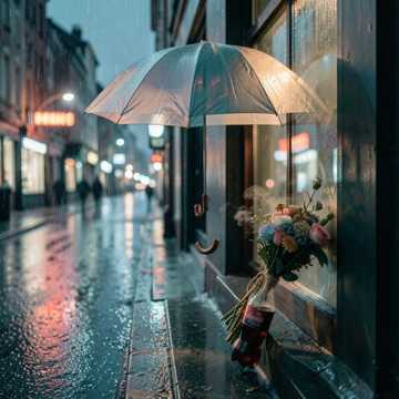 雨后空杯