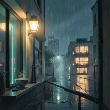 街灯烫过眼眶