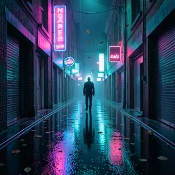 霓虹空巷