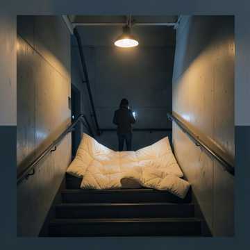 夜晚的家
