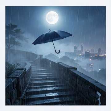 青石阶的烟雨