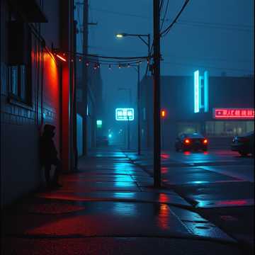 街口的风止步