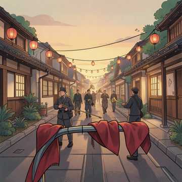 红绸吱呀的闯