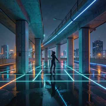桥墩下的派对