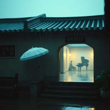 烟雨旧琴