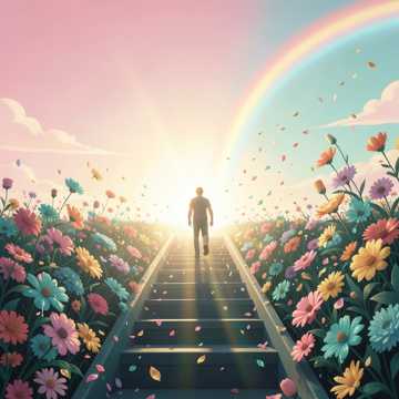 地平线开满花