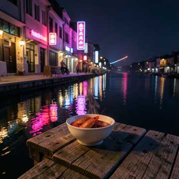 沿湖夜酌