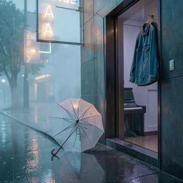 落雨天折的纸伞