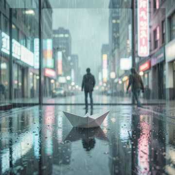 独自收听一场雨