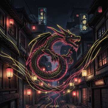 霓虹游龙