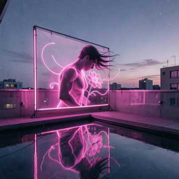 腹肌美女