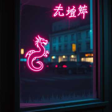 橱窗间的触碰