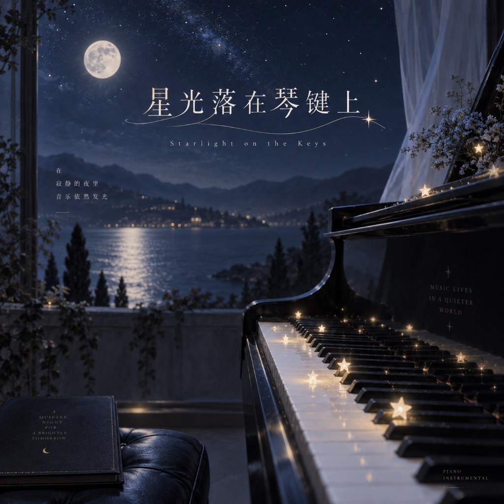 星光落在琴键上