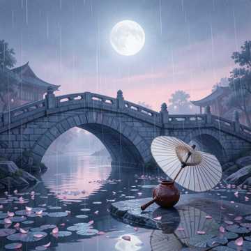 烟雨折柳