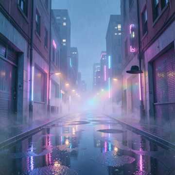 霓虹碎影