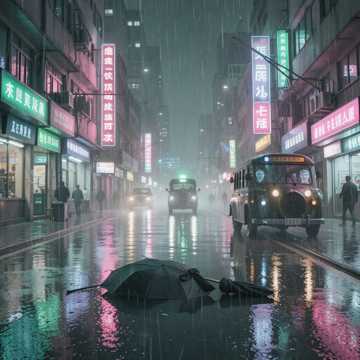 太平山雨夜