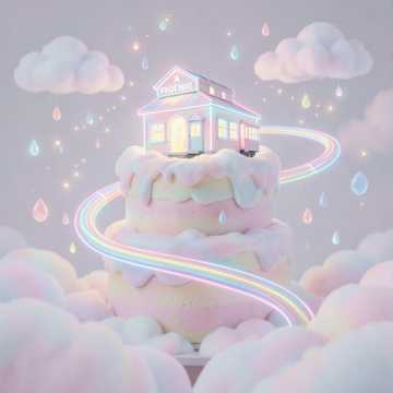蛋糕上的光车站