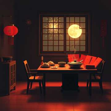 筷子夹住岁末的喧闹