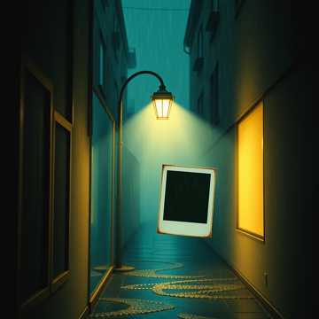 残梦缠绕的雨夜