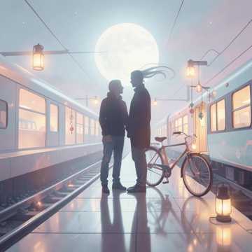 电车站的微风